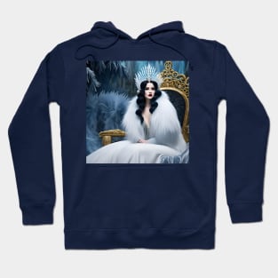 The Snow Queen on her Throne Hoodie